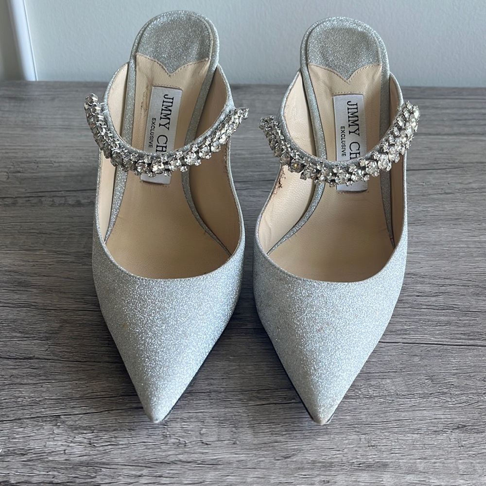 Jimmy Choo Platinum Ice Dusty Gliter